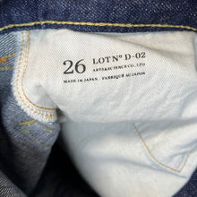 Load image into Gallery viewer, ARTS&SCIENCE アーツアンドサイエンス Ankle 5 pocket pants アンクル5ポケットデニムパンツ D-02