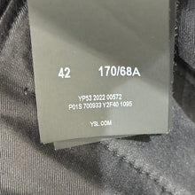 画像をギャラリービューアに読み込む, SAINT LAURENT PARIS by ANTHONY VACCARELLO サンローラパリ ピンストライプウールストレートワイドスラックスパンツ 700933 Y2F40 14282