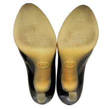 Load image into Gallery viewer, GUCCI グッチ パテントレザークレープソールパンプス エナメル加工ヒール