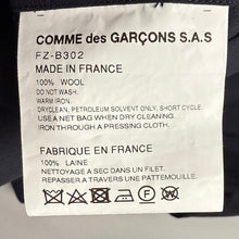 Load image into Gallery viewer, COMME des GARCONS SHIRT FOREVER コムデギャルソンシャツ Classic Fit Fine Wool Shirt クラシックウールシャツ FZ-B302 14111