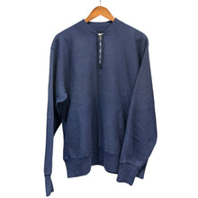 画像をギャラリービューアに読み込む, A.PRESSE アプレッセ 26SS Vintage Half Zip Rib Collar Sweatshirt ヴィンテージ加工ハーフジップスウェット 26SAP-05-11 4 ネイビー 15182