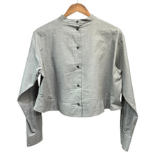 Load image into Gallery viewer, BACCA バッカ 23AW コットンメランジェボリュームスリーブブラウス シャツ 14445