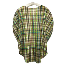 画像をギャラリービューアに読み込む, PLEATS PLEASE ISSEY MIYAKE プリーツプリーズイッセイミヤケ チェック柄サークルプルオーバーカットソー Tシャツ PP11-FK841