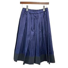 Lade das Bild in den Galerie-Viewer, robe de chambre COMME des GARCONS ローブドシャンブルコムデギャルソン 2トーンシルクコットンプリーツイージースカート AD2000