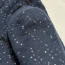 画像をギャラリービューアに読み込む, Rene ルネ TISSUE社製 スパンコールノーカラージャケット スカート セットアップ