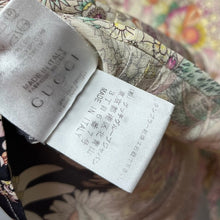 画像をギャラリービューアに読み込む, GUCCI グッチ 06SS 花柄シルクボウタイシャツ