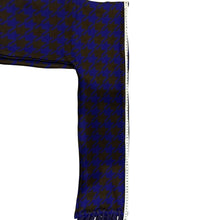 Load image into Gallery viewer, BOTT ボット 24AW HOUNDSTOOTH HOODED SCARF ハウンドトゥースフーデットスカーフ マフラー F パープル 15425