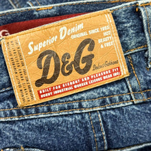 Lade das Bild in den Galerie-Viewer, D&G ディーアンドジー 再構築 リメイクデニムパンツ 27 インディゴ 15352