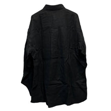 Load image into Gallery viewer, ANCELLM アンセルム 22AW LINENSUEDE OVERSIZED LS SHIRT リネンスウェードオーバーサイズシャツ ANC-SH10