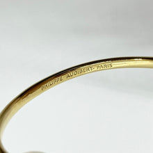 画像をギャラリービューアに読み込む, PHILIPPE AUDIBERT フィリップオーディベール UNITED ARROWS 別注 DINA F/PL ゴールドバングル ブレスレット 3505
