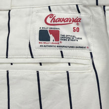 画像をギャラリービューアに読み込む, WILLY CHAVARRIA ウィリーチャバリア 21AW GONZALES TROUSER ゴンザレストラウザー ストライプスラックスパンツ S ホワイト 15684