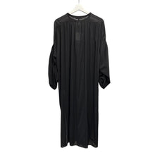 画像をギャラリービューアに読み込む, CHIGNON シニヨン 袖ギャザーシアーワンピース F ブラック 5733-445KK 71