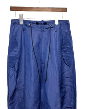 Lade das Bild in den Galerie-Viewer, pelleq ペレック 20SS リネンシルクパラシュートワイドパンツ PT0303-SS20