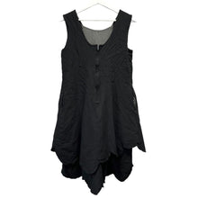 画像をギャラリービューアに読み込む, robe de chambre COMME des GARCONS ローブドシャンブルコムデギャルソン ポリエステル縮絨加工レイヤードワンピース AD2003 ブラック 3488