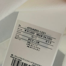 画像をギャラリービューアに読み込む, nagonstans ナゴンスタンス 25AW unbalance shirt アンバランスコーデュロイシャツ 470IA830-1231 M ホワイト 15262