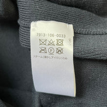 画像をギャラリービューアに読み込む, BLAMINK ブラミンク スリットデザインコットンニットセーター 36 ネイビー 7913-106-0033 3507