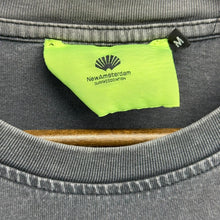 Load image into Gallery viewer, New Amsterdam Surf Association ニューアムステルダムサーフアソシエーション Logo tee black ガーメントダイ加工プリントTシャツ 14152