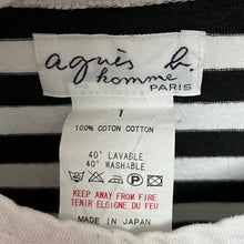 Load image into Gallery viewer, agnes b. HOMME アニエスベーオム ボーダーTシャツ