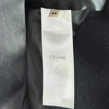 이미지를 갤러리 뷰어에 로드 , CELINE セリーヌ レクタングルPコート 金ボタンジャケット 2M150863C 44 ブラック 3463