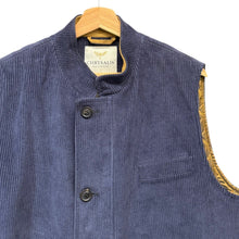 Lade das Bild in den Galerie-Viewer, CHRYSALIS クリサリス BODMIN GILET コーデュロイベスト 40 ネイビー 15086