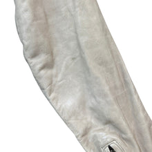 画像をギャラリービューアに読み込む, sisii シシ ユーズド加工ドレープノーカラーレザージャケット ライダースジャケット 14412