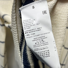 画像をギャラリービューアに読み込む, Maison Margiela メゾンマルジェラ 22SS KNIT SWEATER OFF WHITE リネン混クルーネックニット S アイボリー S50HA1047 3447