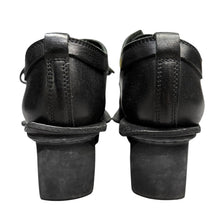 画像をギャラリービューアに読み込む, trippen トリッペン Leather Steady Shoe in Black スクエアレザーシューズ サイズ37 R14598