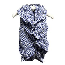 Load image into Gallery viewer, JUNYA WATANABE ジュンヤワタナベ 09SS フラワー刺繍ギンガムチェックノースリーブシャツ JC-B036