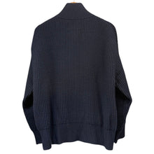 画像をギャラリービューアに読み込む, corgi コーギー カシミヤドライバーズニット L ネイビー 15035