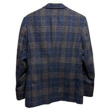 画像をギャラリービューアに読み込む, Paul smith ポールスミス VITALE BARBERIS CANONICO社製 シルク混ウールチェック柄2Bテーラードジャケット 14102