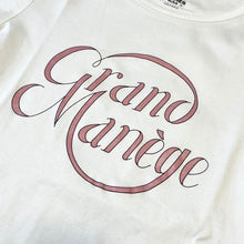 画像をギャラリービューアに読み込む, HERMES エルメス GRAND MANEGE INTERLOCK グランマネージュ プリントTシャツ 34 ホワイト 3483