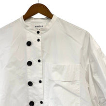 画像をギャラリービューアに読み込む, ENFOLD エンフォルド 24SS WAVE-HEM SHIRT ウェーブヘムシャツ 300HS230-1570 38 ホワイト 14798
