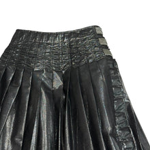 画像をギャラリービューアに読み込む, JUNYA WATANABE ジュンヤワタナベ 25SS コットンバックサテンベルテッドスカート JO-S003 S ブラック 14832