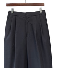 이미지를 갤러리 뷰어에 로드 , ENFOLD エンフォルド 19SS ライトダブルクロスシガレットトラウザーパンツ 2タックスラックスパンツ 300CS331-1460 14585