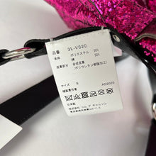 Load image into Gallery viewer, noir kei ninomiya ノワールケイニノミヤ 23AW スパンコールボウタイハーネス リボンベスト 3L-V020