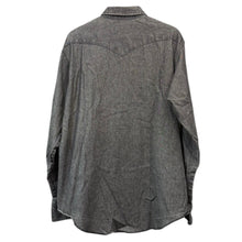 画像をギャラリービューアに読み込む, Wrangler ラングラー USA製 X-LONG TAILS デニムウエスタンシャツ ブラック 15034