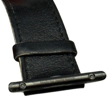 画像をギャラリービューアに読み込む, HERMES エルメス アップルウォッチレザーベルト ブラック 14773