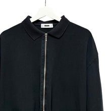 画像をギャラリービューアに読み込む, REVERBERATE リバーバレイト ZIP LONG SLEEVE POLO ジップロングスリーブポロシャツ 14032