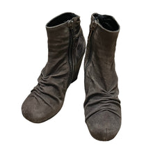 画像をギャラリービューアに読み込む, Rick Owens リックオウエンス サイドジップシワ加工ウェッジソールブーツ