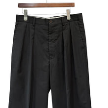画像をギャラリービューアに読み込む, WILD LIFE TAILOR by ADAM ET ROPE ワイルドライフテーラー アダムエロペ 2タックワイドストレートスラックスパンツ GPS-43050-A L ブラック 14344