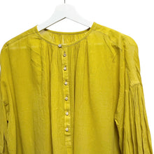 画像をギャラリービューアに読み込む, suzuki takayuki スズキタカユキ ギャザーブラウス プルオーバーシャツ A231-02 14009