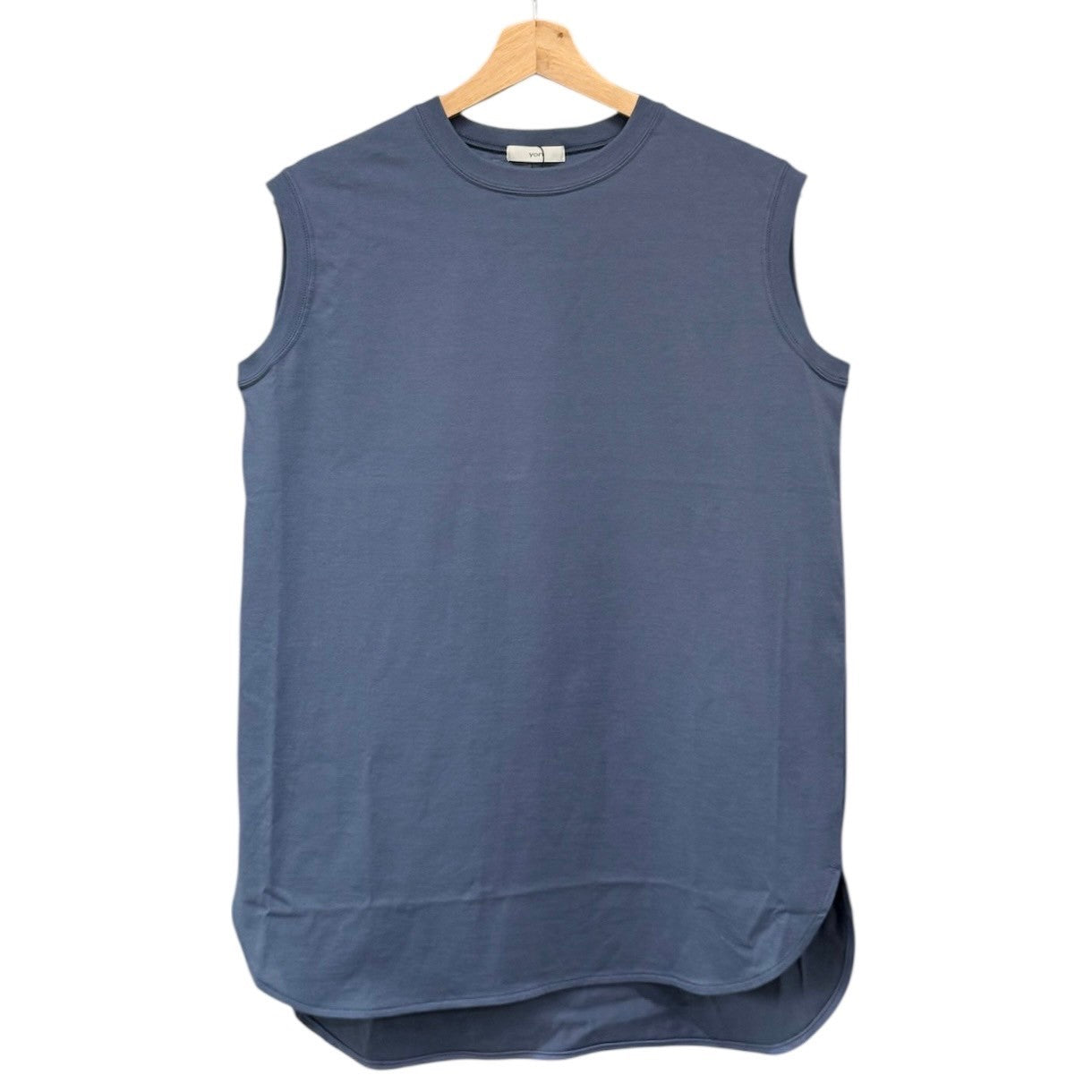 ensou. ノースリーブシャツ yori ヨリ ノースリーブTシャツ YR1911-068SM F ブルー 14686