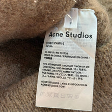 画像をギャラリービューアに読み込む, Acne Studios アクネストゥディオズ 16AW KOSTI クルーネックモヘアニットオーバーサイズセーター S キャメル 15032