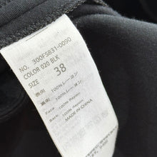 画像をギャラリービューアに読み込む, ENFOLD エンフォルド 22SS ボンディングカーブスカート 300FS831-0090 38 ブラック R14656