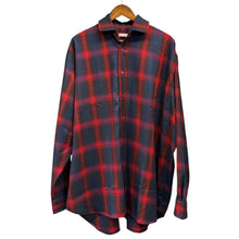 画像をギャラリービューアに読み込む, WILLY CHAVARRIA ウィリーチャバリア Big Willy Dress Shirt オーバーサイズオンブレチェックシャツ AAJ100 M レッド 15834