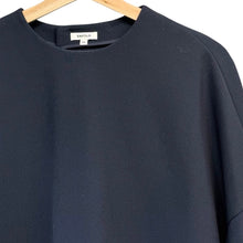 画像をギャラリービューアに読み込む, ENFOLD エンフォルド 19SS ダブルクロススクエアBOXプルオーバーカットソー シャツ ブラウス 300CS230-0470 36 ネイビー 14564