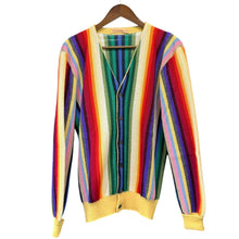 画像をギャラリービューアに読み込む, FANNI LEMMERMAYER for ANATOMICA ファニレママイヤー アナトミカ 2PLY RAINBOW STRIPE CARDIGAN アルパカレインボーストライプカーディガン 15654