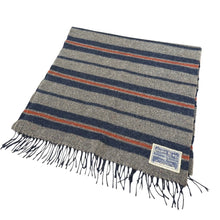 画像をギャラリービューアに読み込む, RRL ダブルアールエル ストライプブランケットマフラー グレー R14625