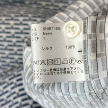 画像をギャラリービューアに読み込む, HEUGN ユーゲン 25SS SHIRT106 Morris PRINT 総柄シルクバンドカラーシャツ 1 ホワイト 15490
