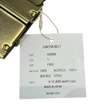 画像をギャラリービューアに読み込む, KOOKY ZOO クーキーズー ニール NL別注 GACHA BELT ガチャベルト 1 ベージュ 14734